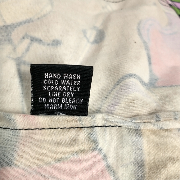 Mirror Image Lightweight Music Motif Abstract Jacket 3/4 Sleeve Size M - Picture 8 of 8